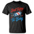 Funny Fireworks Just Here To Bang T Shirt American Flag Firecracker Rocket - Wonder Print Shop