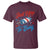 Funny Fireworks Just Here To Bang T Shirt American Flag Firecracker Rocket - Wonder Print Shop