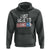 Funny Fireworks Just Here To Bang Hoodie American Flag Firecracker - Wonder Print Shop