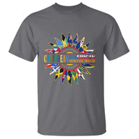 Funny Caribbean American Heritage Month T Shirt Flower