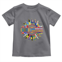 Funny Caribbean American Heritage Month Toddler T Shirt Flower