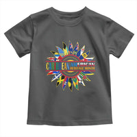 Funny Caribbean American Heritage Month Toddler T Shirt Flower