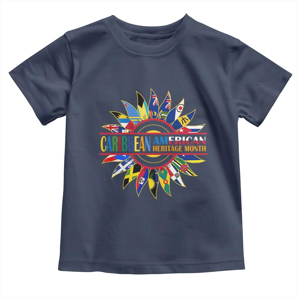 Funny Caribbean American Heritage Month Toddler T Shirt Flower