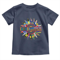Funny Caribbean American Heritage Month Toddler T Shirt Flower