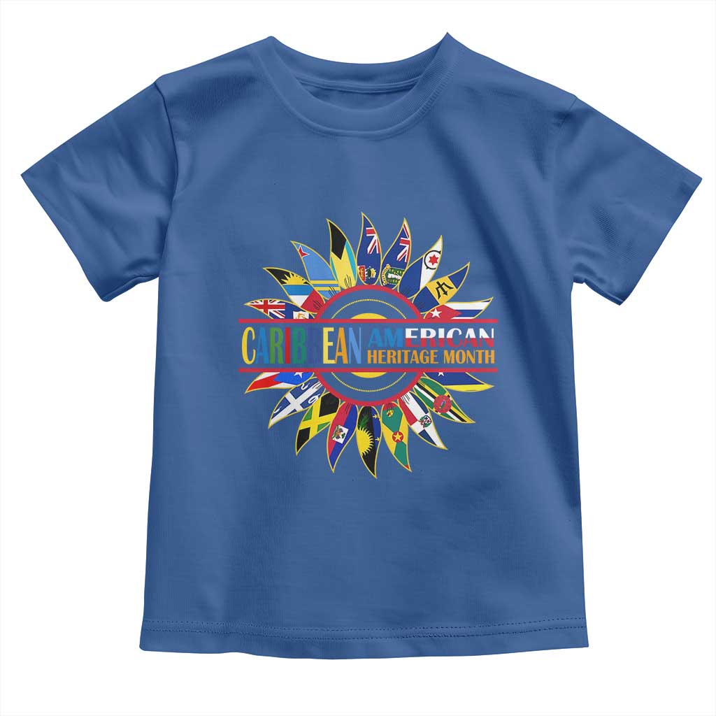 Funny Caribbean American Heritage Month Toddler T Shirt Flower