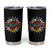 Funny Caribbean American Heritage Month Tumbler Cup Flower