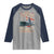 USS Texas Been There Done That And Damn Proud Of It Raglan Shirt Battleship USA American Flag