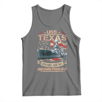 USS Texas Been There Done That And Damn Proud Of It Tank Top Battleship USA American Flag