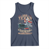 USS Texas Been There Done That And Damn Proud Of It Tank Top Battleship USA American Flag