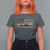 USS Texas BB35 WW1 WW2 Battleship USA American Flag T Shirt For Women
