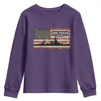 USS Texas BB35 WW1 WW2 Battleship USA American Flag Youth Sweatshirt