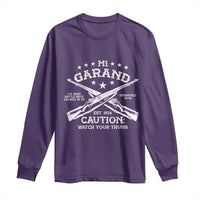 M1 Garand Rifle Gun WWII Watch Your Thumb EST 1936 Long Sleeve Shirt