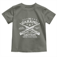 M1 Garand Rifle Gun WWII Watch Your Thumb EST 1936 Toddler T Shirt