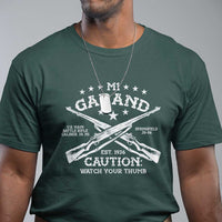 M1 Garand Rifle Gun WWII Watch Your Thumb EST 1936 T Shirt