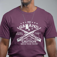 M1 Garand Rifle Gun WWII Watch Your Thumb EST 1936 T Shirt