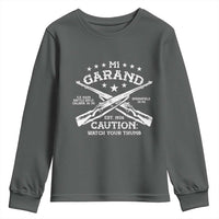 M1 Garand Rifle Gun WWII Watch Your Thumb EST 1936 Youth Sweatshirt