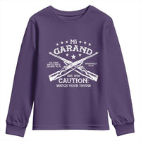 M1 Garand Rifle Gun WWII Watch Your Thumb EST 1936 Youth Sweatshirt