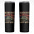 Warning May Start Talking About WWII Skinny Tumbler American Flag Tank