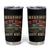 Warning May Start Talking About WWII Tumbler Cup American Flag Tank