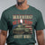 Warning May Start Talking About WWII T Shirt American Flag Tank