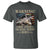 Warning May Start Talking About WWII T Shirt American Flag Fighter Jet - Wonder Print Shop