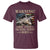 Warning May Start Talking About WWII T Shirt American Flag Fighter Jet - Wonder Print Shop