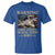 Warning May Start Talking About WWII T Shirt American Flag Fighter Jet - Wonder Print Shop