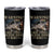 Warning May Start Talking About WWII Tumbler Cup American Flag Fighter Jet - Wonder Print Shop