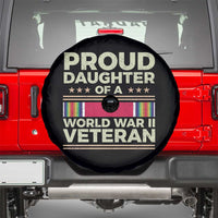 Proud Daughter Of A World War II Veteran Spare Tire Cover US WWII Vet - Wonder Print Shop
