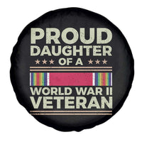 Proud Daughter Of A World War II Veteran Spare Tire Cover US WWII Vet - Wonder Print Shop