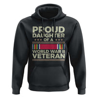 Proud Daughter Of A World War II Veteran Hoodie US WWII Vet - Wonder Print Shop