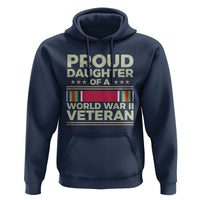 Proud Daughter Of A World War II Veteran Hoodie US WWII Vet - Wonder Print Shop