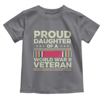 Proud Daughter Of A World War II Veteran Toddler T Shirt US WWII Vet - Wonder Print Shop