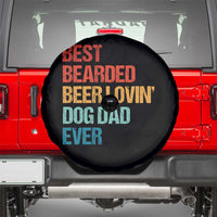 Best Bearded Beer Loving Dog Dad Ever Spare Tire Cover Pet Lover Father's Day