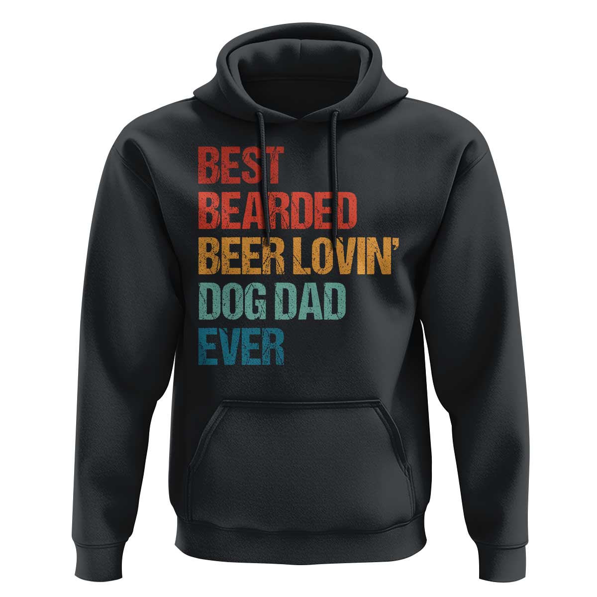 Best Bearded Beer Loving Dog Dad Ever Hoodie Pet Lover Father's Day