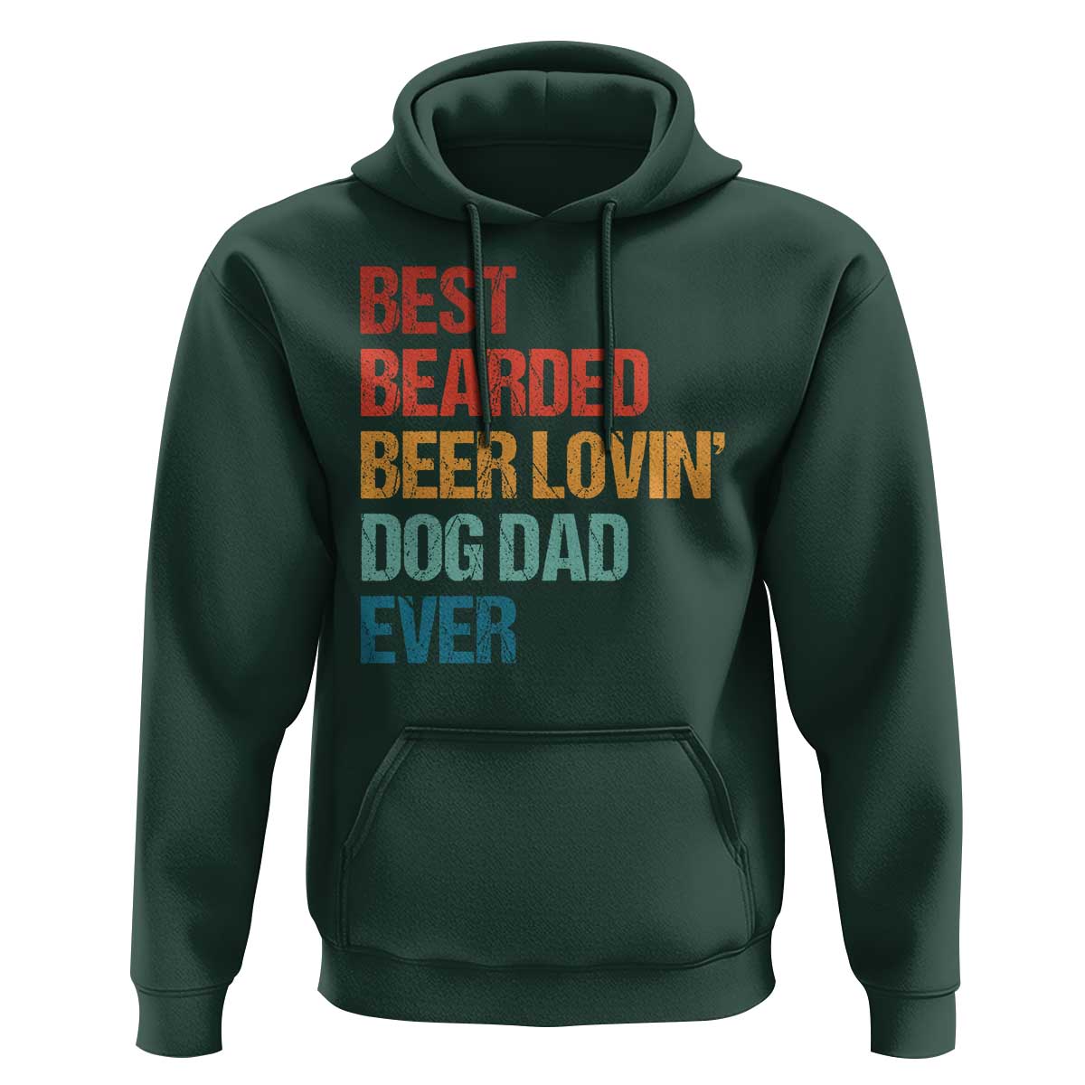 Best Bearded Beer Loving Dog Dad Ever Hoodie Pet Lover Father's Day