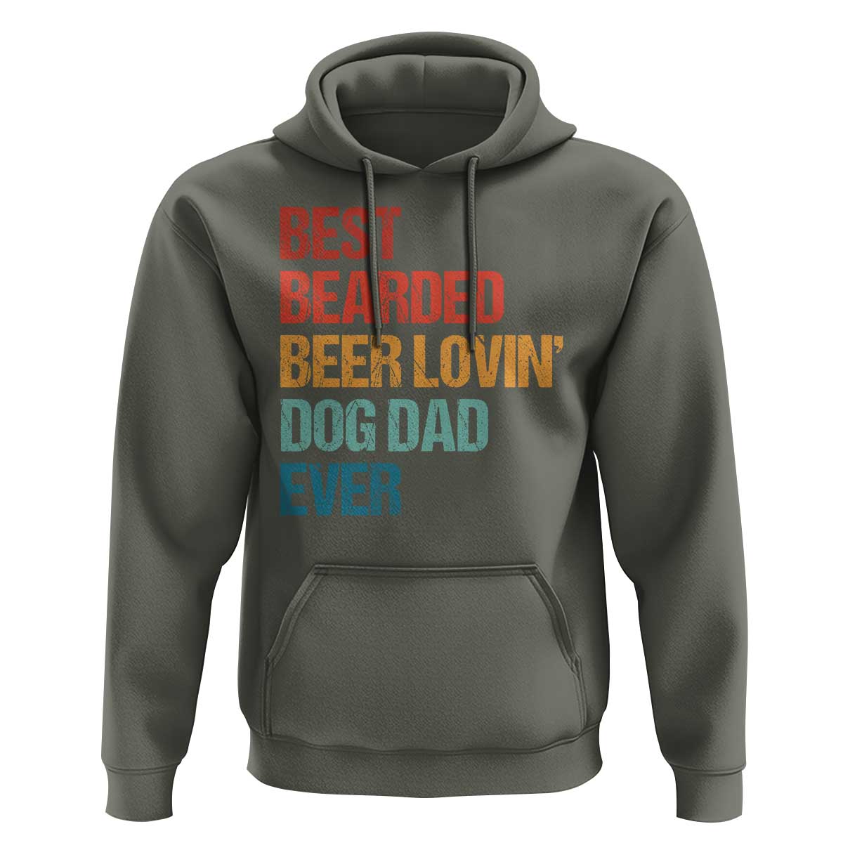 Best Bearded Beer Loving Dog Dad Ever Hoodie Pet Lover Father's Day