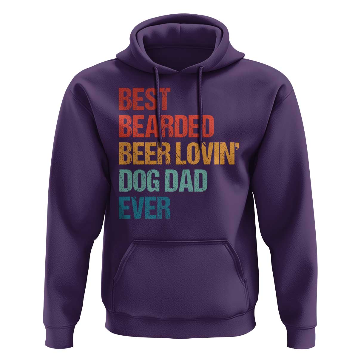 Best Bearded Beer Loving Dog Dad Ever Hoodie Pet Lover Father's Day
