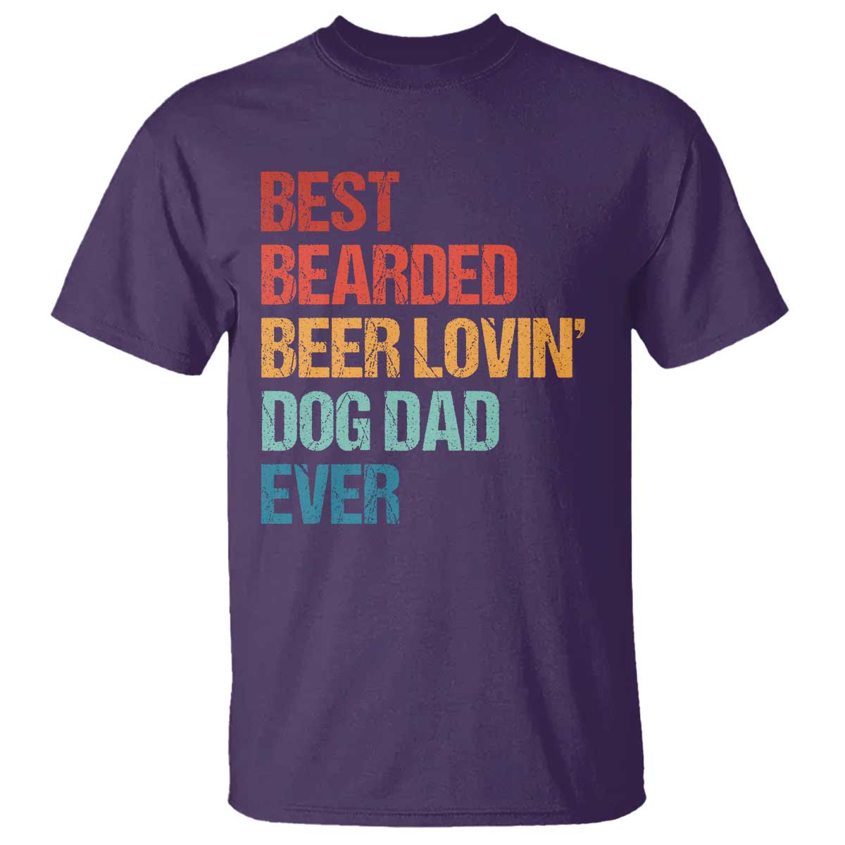 Best Bearded Beer Loving Dog Dad Ever T Shirt Pet Lover Father's Day