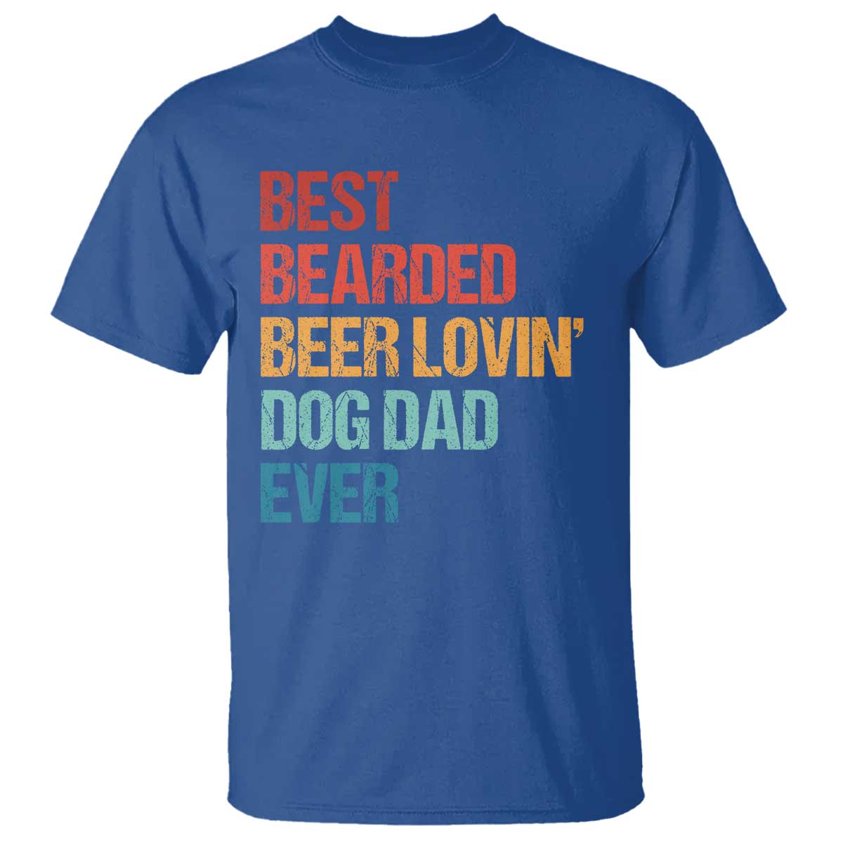 Best Bearded Beer Loving Dog Dad Ever T Shirt Pet Lover Father's Day