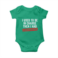 I Used To Be In Charge Then I Had A Granddaughter Baby Onesie Funny Girl Grandpa Father's Day