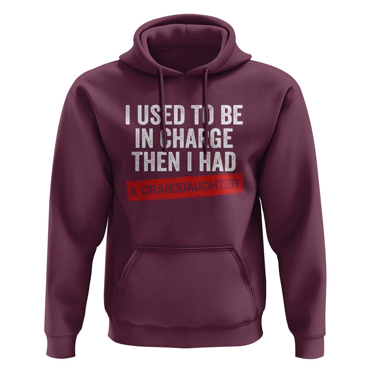 I Used To Be In Charge Then I Had A Granddaughter Hoodie Funny Girl Grandpa Father's Day
