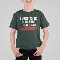 I Used To Be In Charge Then I Had A Granddaughter T Shirt For Kid Funny Girl Grandpa Father's Day