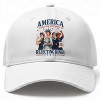 America Celebrating 250 Years Of Rejecting Kings 4th of July Baseball Cap