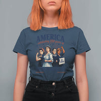 America Celebrating 250 Years Of Rejecting Kings 4th of July T Shirt For Women
