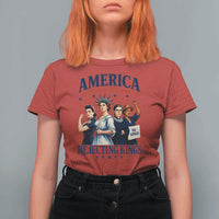 America Celebrating 250 Years Of Rejecting Kings 4th of July T Shirt For Women