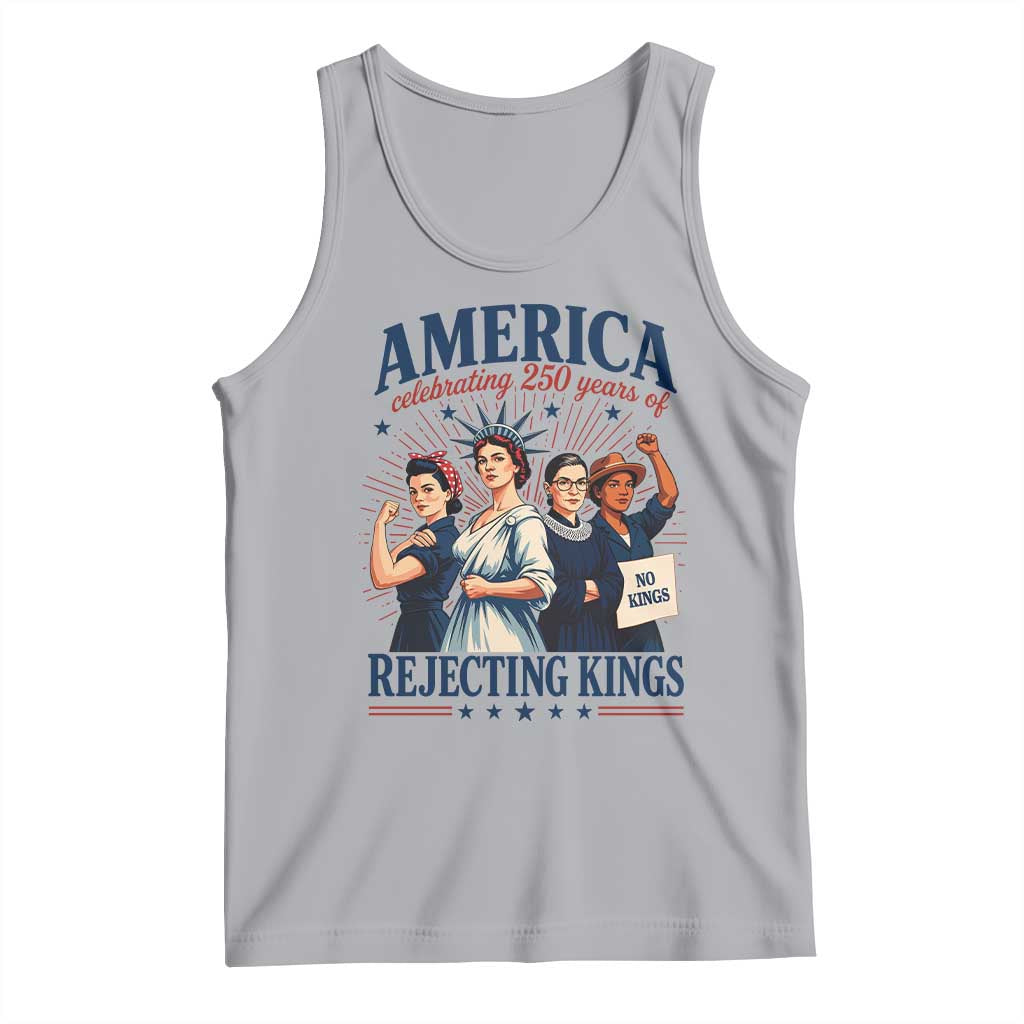 America Celebrating 250 Years Of Rejecting Kings 4th of July Tank Top