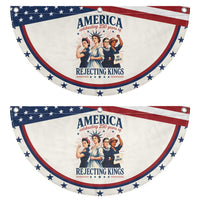America Celebrating 250 Years Of Rejecting Kings 4th of July Patriotic Fan Flag