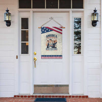 America Celebrating 250 Years Of Rejecting Kings 4th of July Patriotic Garden Flag