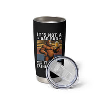 It Is Not A Dad Bod It Is A Father Figure Tumbler Cup Funny Beer Bigfoot Dad Father's Day